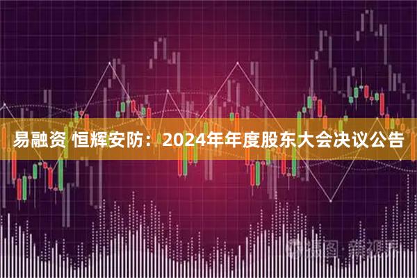 易融资 恒辉安防：2024年年度股东大会决议公告