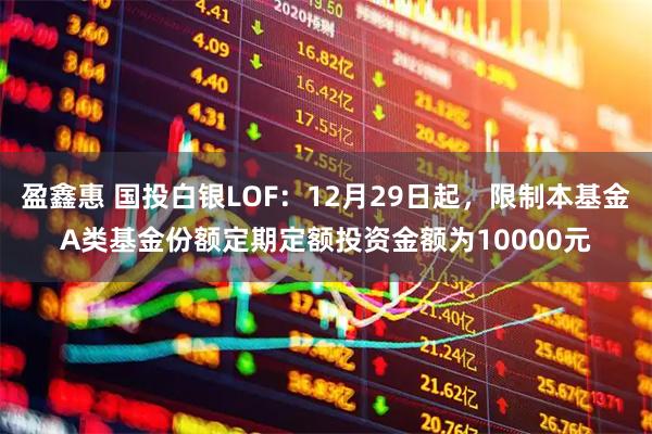 盈鑫惠 国投白银LOF：12月29日起，限制本基金A类基金份额定期定额投资金额为10000元